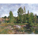 Репродукции на картини: Езерото, Сен Сенери (1890-92) – Йожен Буден